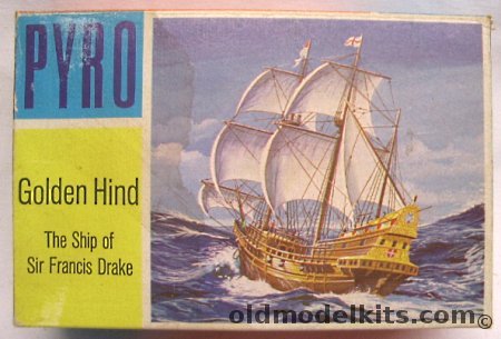 Pyro Golden Hind - The Ship of Sir Francis Drake, B365-75 plastic model kit